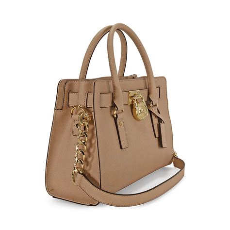 michael kors hamilton saffiano medium cinder|Michael Kors Hamilton E/W Saffiano Satchel Handbag.